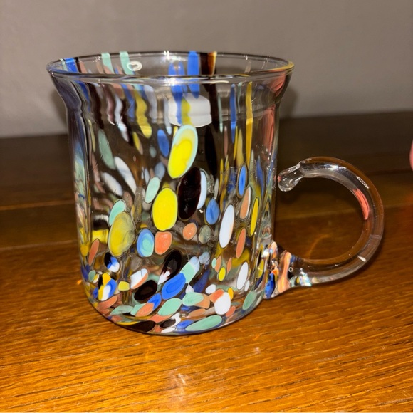 Murano Multicolor Glass Mug - Picture 2 of 4